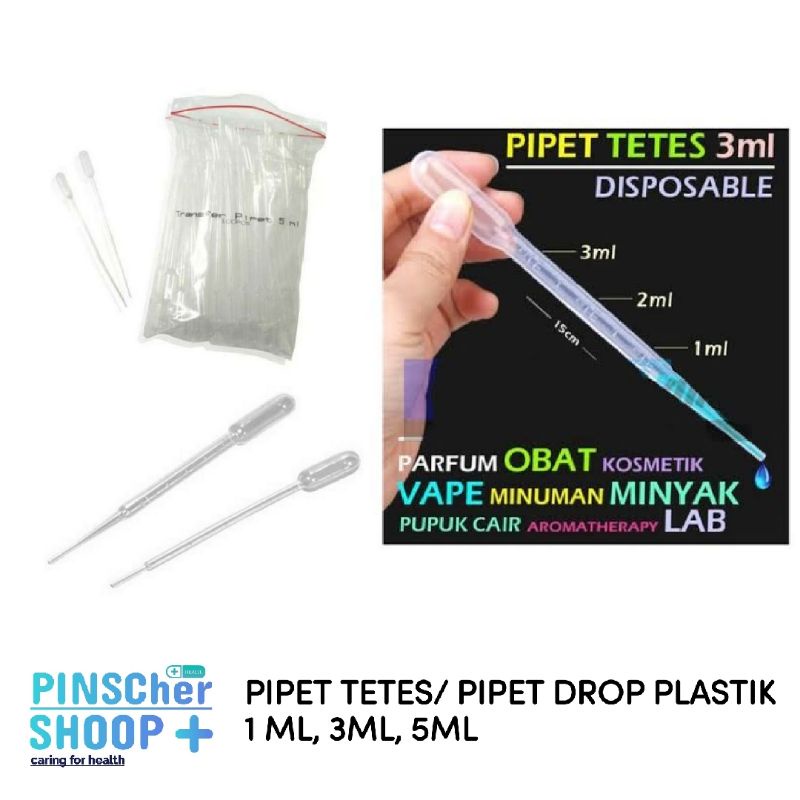 Pipet Drop / Pipet Transfer Plastik 1, 3, 5 ml Eceran