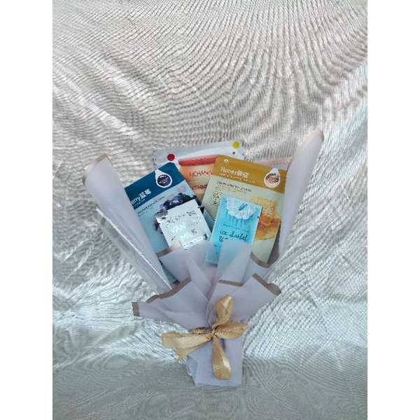 Buket masker wajah sheet&powder