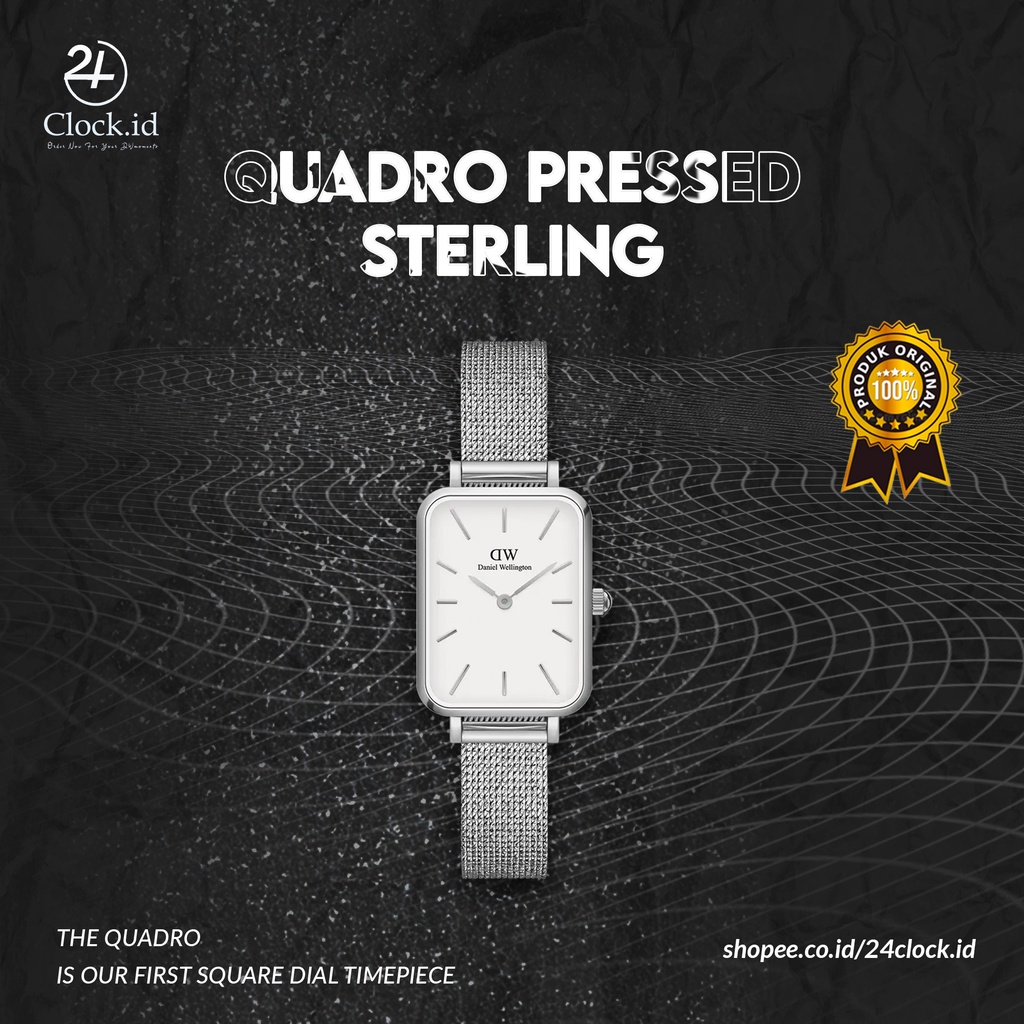 JAM DW ORIGINAL 100% daniel wellington QUADRO PRESSED STERLING