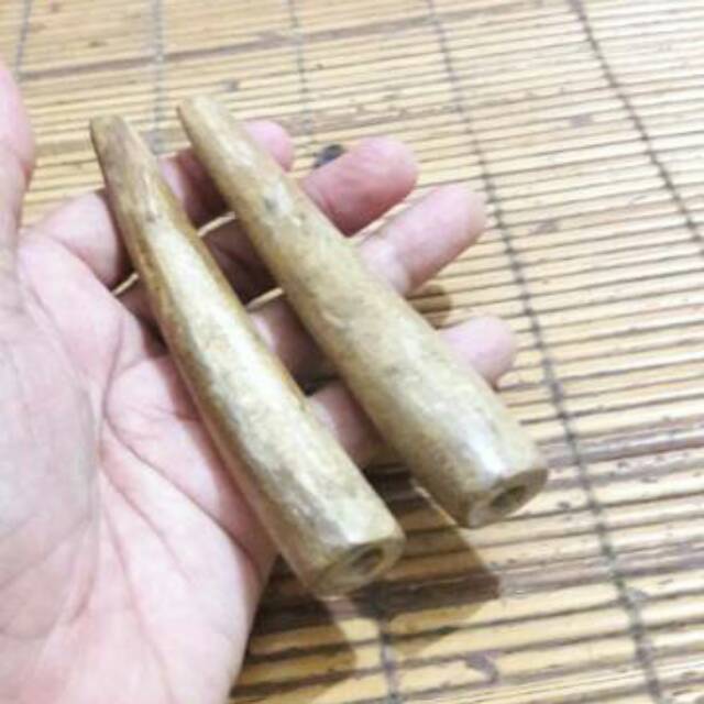 Pipa once kayu akar bahar putih natural