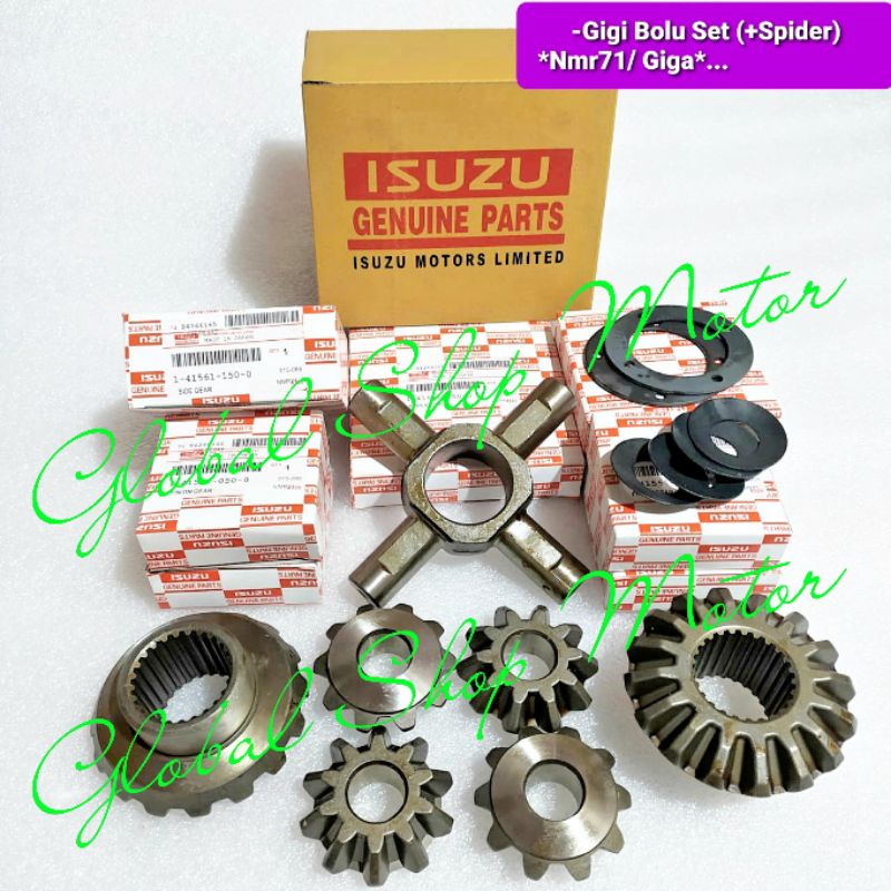 gigi bolu set isuzu giga nmr71 gigi gardan isuzu giga nmr71