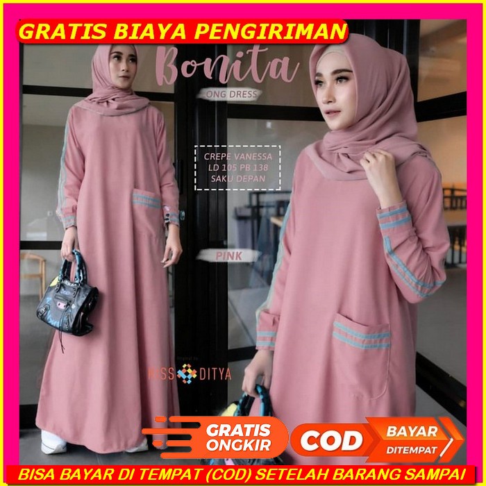 Rumah Gamis Kinan Gamis Lebaran 2022 Model Gamis Terbaru Pesta Mewah Elegan Premium Tile Dot Jumbo P