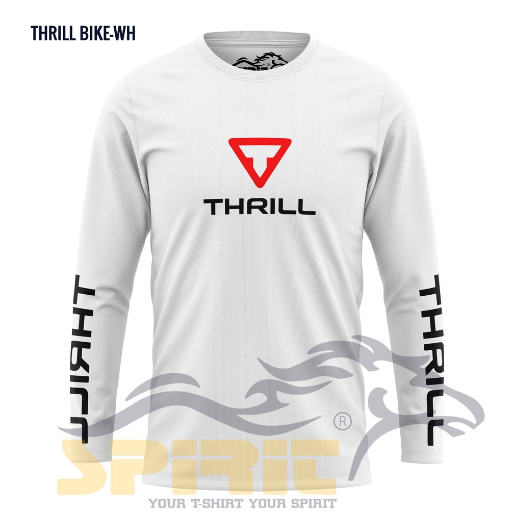 Thrill Baju Kaos Sepeda Lengan Panjang Spirit Tshirt Gunung