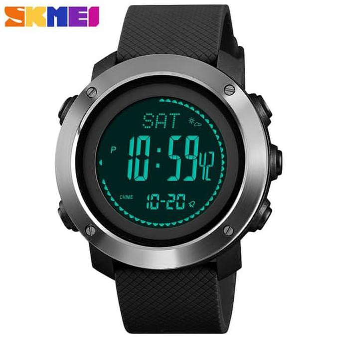 Jam Tangan Outdoor Altimeter Thermometer SKMEI 1418 Original Anti Air