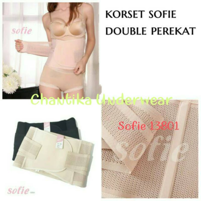 Stagen Korset Pelangsing Sofie - 13801 Stagen Postpartum Double Strap Original