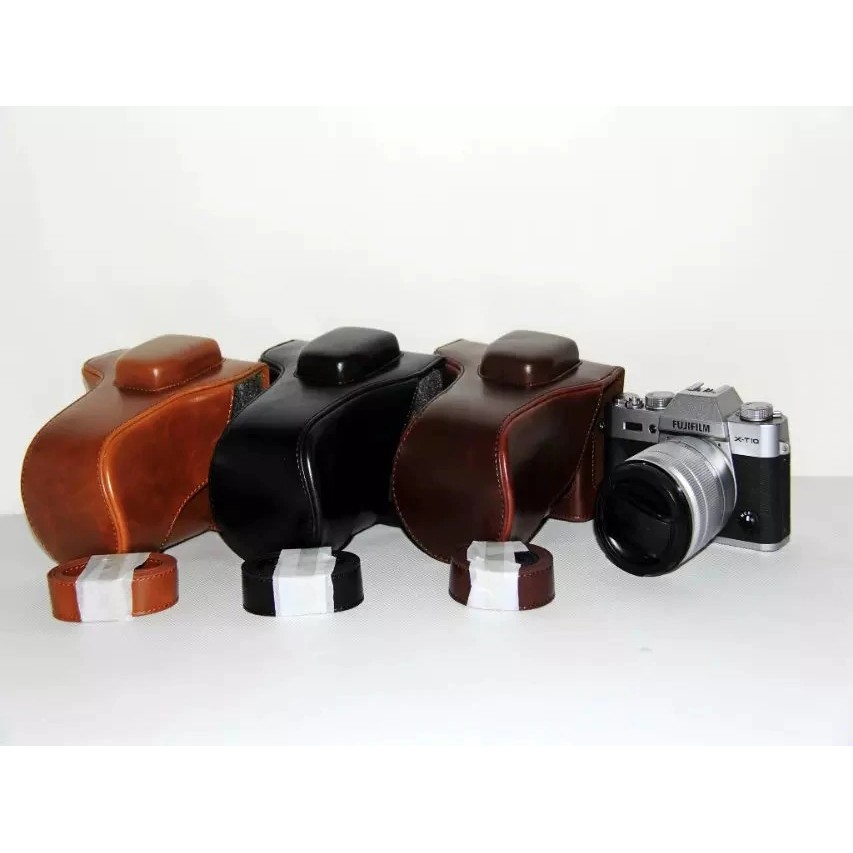 mirrorless Mirrorless PU Leather Case Bag Cover For Fujifilm Fuji X-T10 XT10 XT20 XT-20 18-55mm