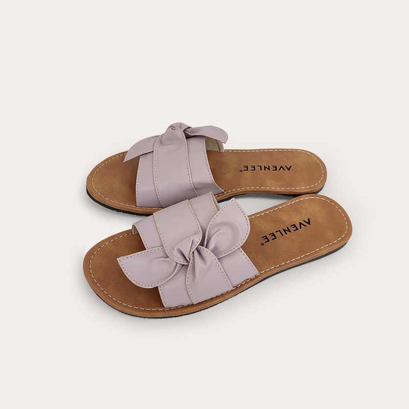 Sandal Wanita Pita Cantik Slop Sol Karet Flat Anti Licin