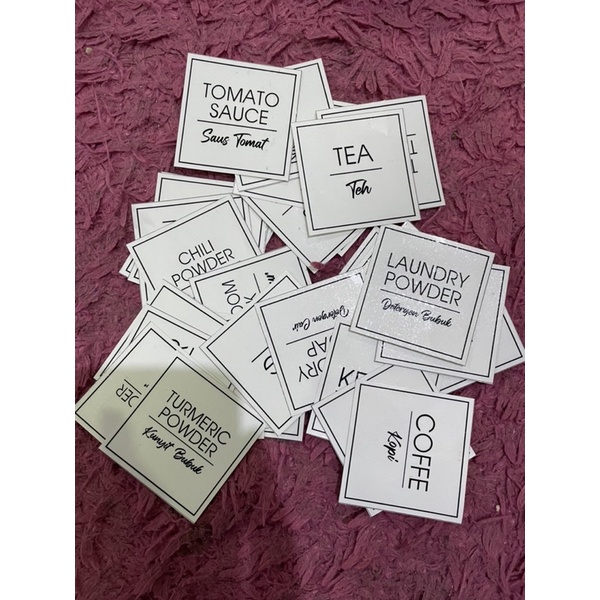 STICKER BUMBU PRINTING