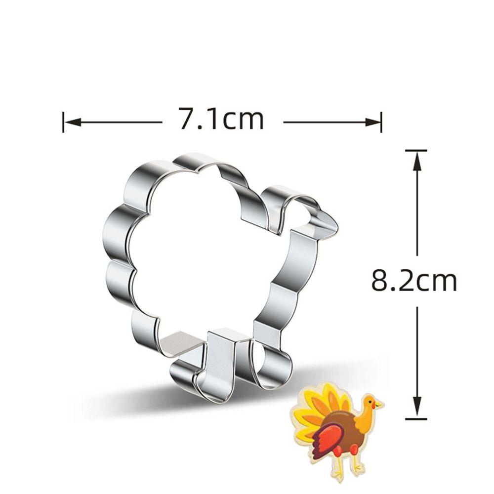 Solighter Syukuran Cookies Cutter Dekorasi Rumah &amp; Dapur Baking Pastry Alat Stainless Steel Sugarcraft Fondant Mould Cetakan Kue
