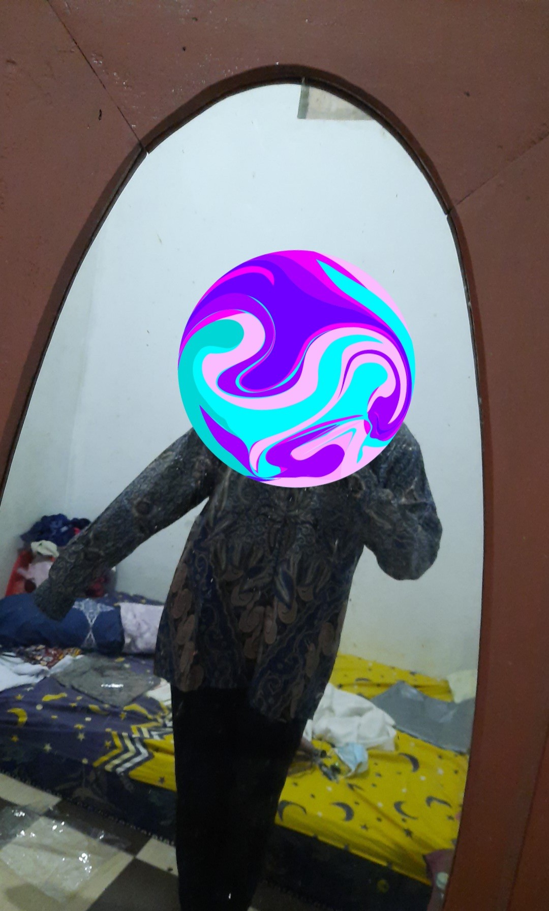 Jumbo Shinta/atasan Pria Big Size Jumbo Xl Ld 110 / Atasan Batik Wanita Jumbo Xl Ld 110