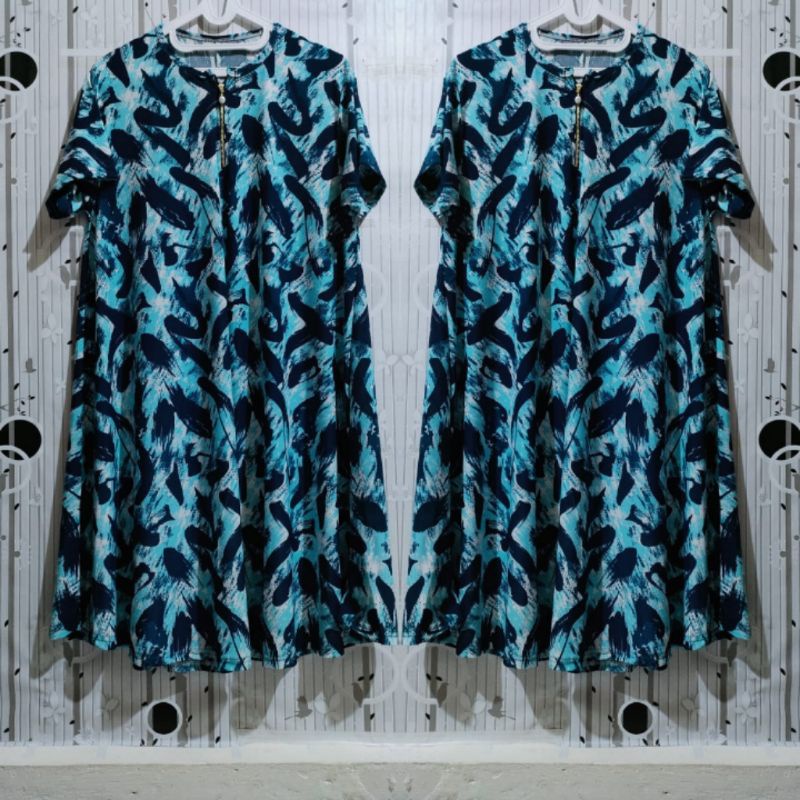 DASTER CANTIK TISYA SUPER JUMBO JERSEY KOREA LD 120-160 PB 105