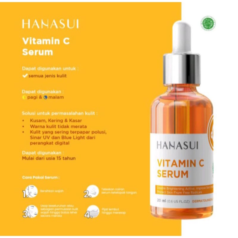 HANASUI SERUM  GOLD/COLAGEN/VITAMIN C/ANTI ACNE 20ml