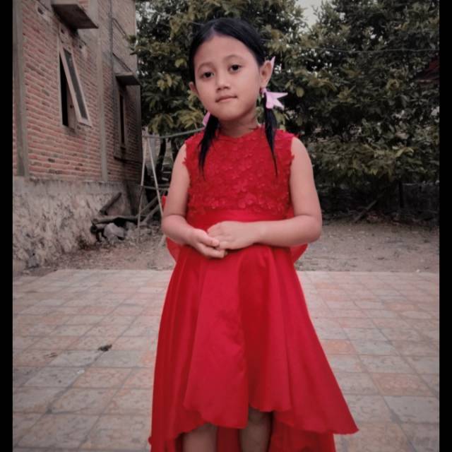 Gaun pesta anak modern/gaun pengantin/ gaun cantik