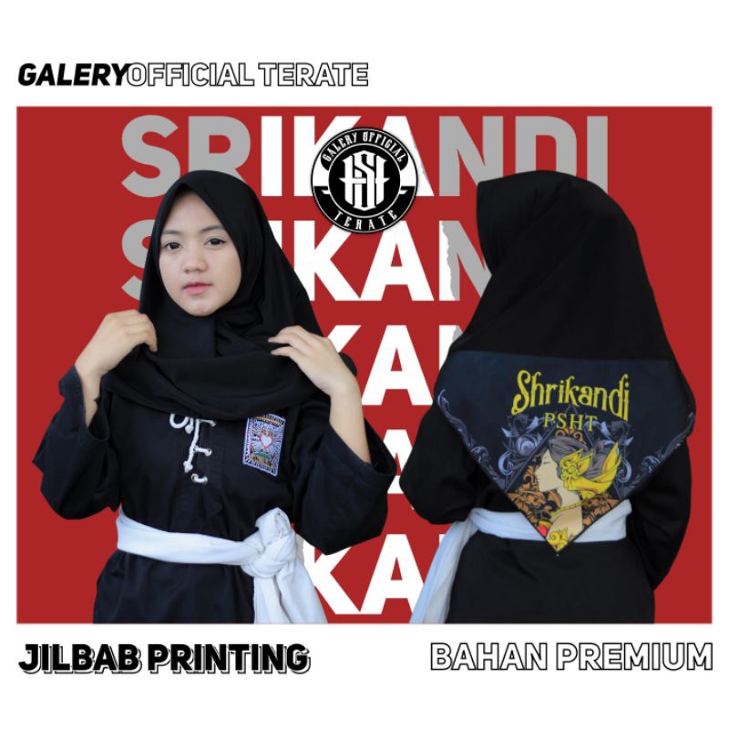 JILBAB SRIKANDI PSHT JILBAB SEGIEMPAT PSHT JILBAB PSHT PREMIUM