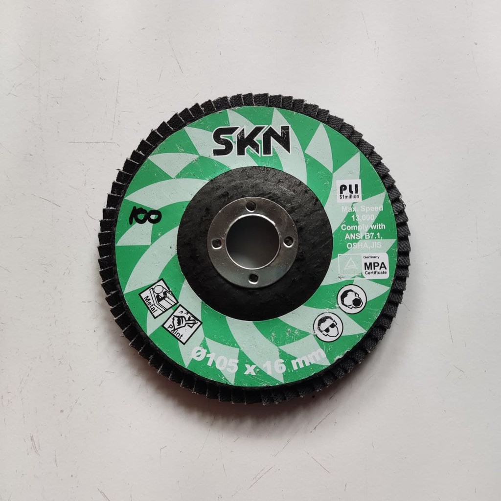 Amplas Susun Tumpuk Mata Gerinda Gurinda Besi Fleksibel Flexibel Flap Sanding Disc Grit 100