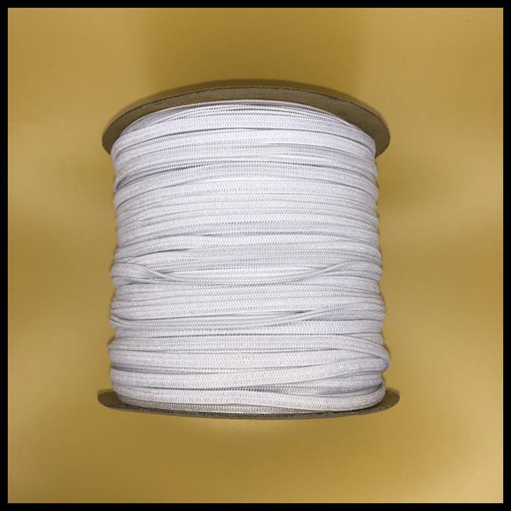 

Tali Karet Elastis Single 4Mm Putih 150 Yards/ 137.1 Meter