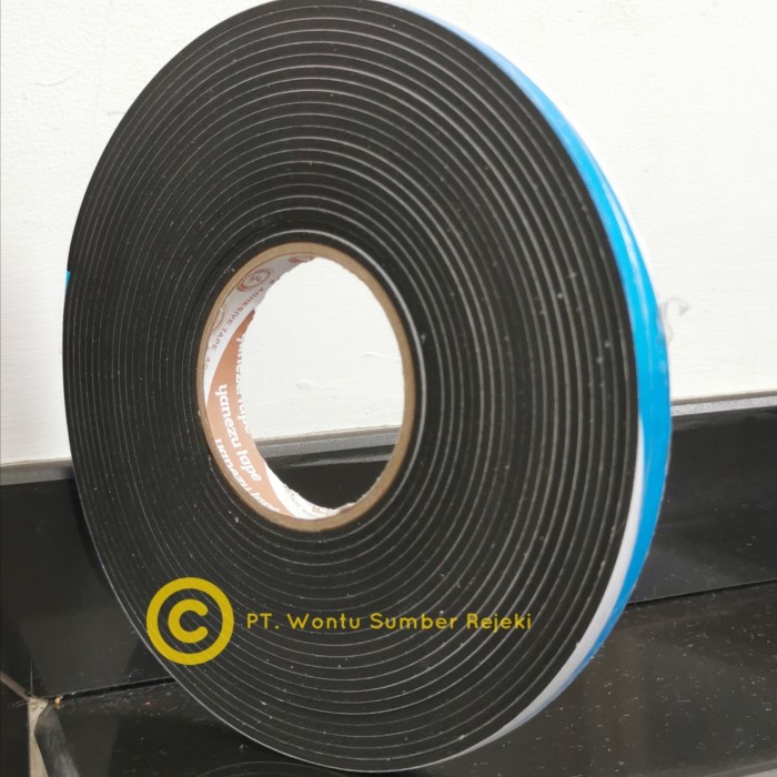 

Diskon Single Foam Tape Hitam Uk 15Mm X 10 Meter, Tebal 3Mm Gilaa!!!