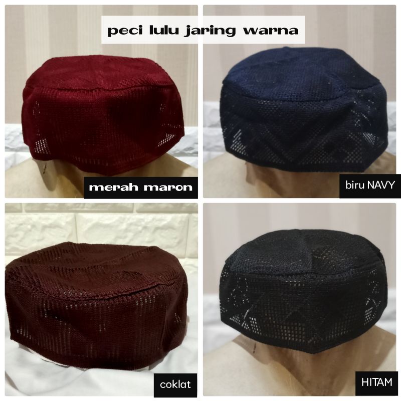 peci jaring lulu warna