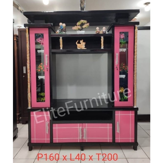 Bufet TV tinggi , pajangan tv tinggi / bufet tv jaguar / Bufet TV Bufet TV Murah Minimalis