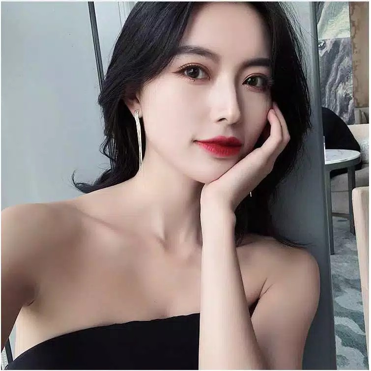 TEE0495 - Anting TUSUK Tindik Wanita Kdrama Korea Hotel Del Luna IU