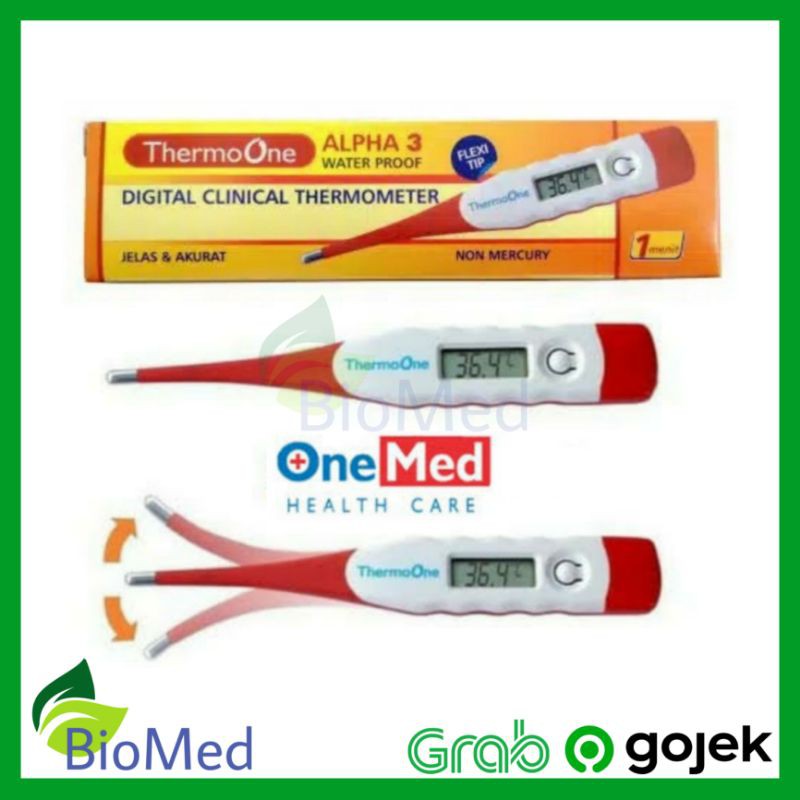 Thermometer Digital ThermoONE Alpha 3 - Termometer Cek Suhu Tubuh