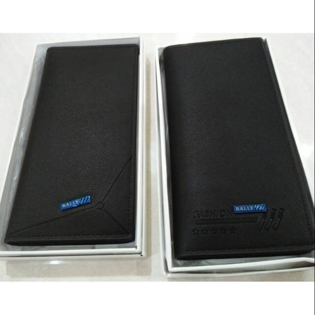 Dompet kulit PU import panjang lipat