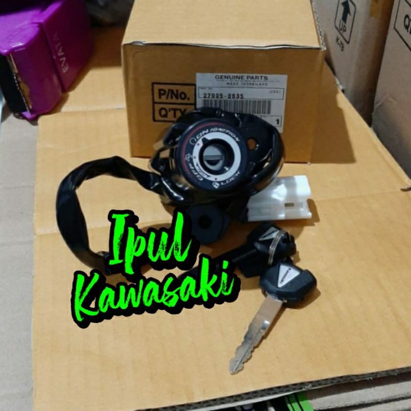 kunci kontak depan all new ninja 250fi 2018 ori