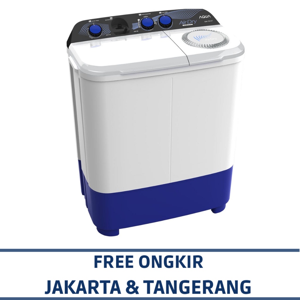 AQUA QW-851XT MESIN CUCI 2 TABUNG AQUA 8KG