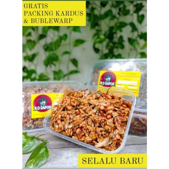 

KERING OREK TEMPE TERI TANPA KACANG 400gram Selalu baru Halal.by r.o dapor