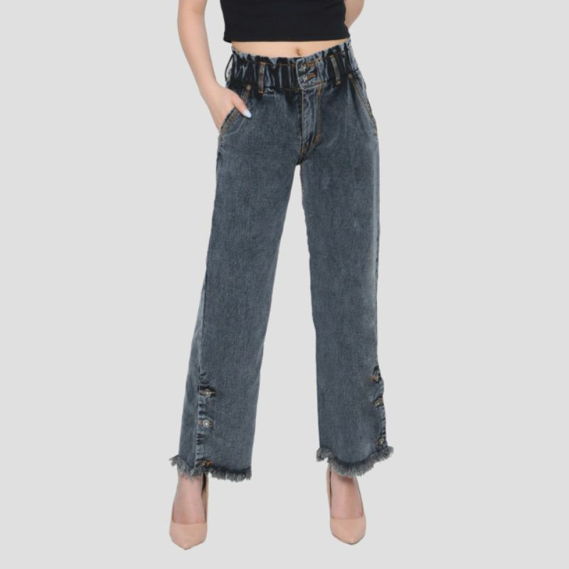 celana kulot jeans rawis bpyfriend jeans levis wanita korean style terbaru kekinian original denim d