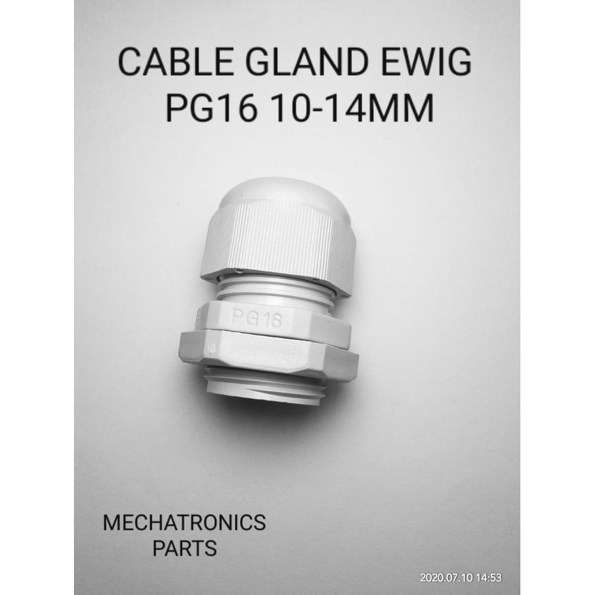 [DEV-9144] CABLE GLAND EWIG PG16 10-14MM PUTIH