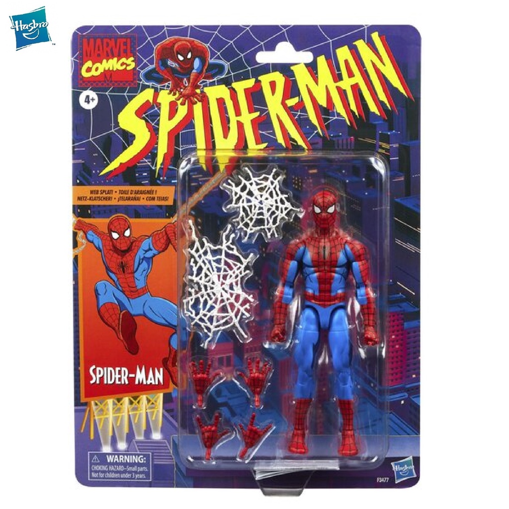 MARVEL Comics Retro Spider-Man Collection SpiderMan Animated Action Figure