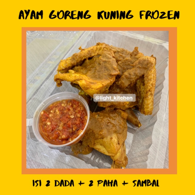 

Ayam goreng kuning frozen pack (pejantan )