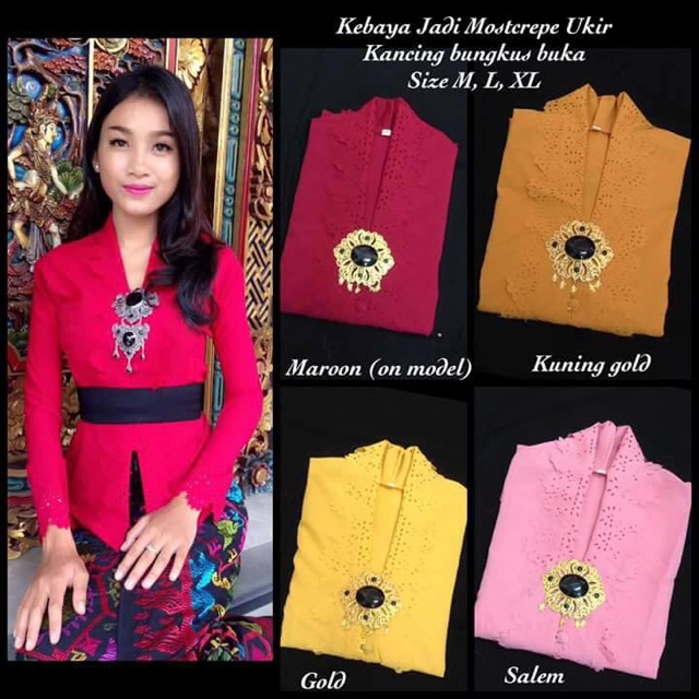 Set kebaya jadi ukir