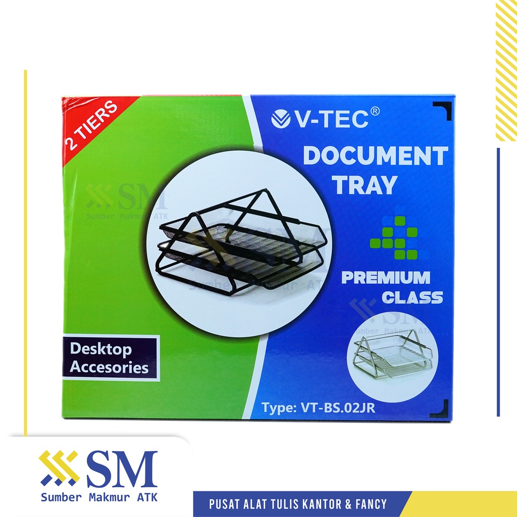 

BAK SURAT / DOCUMENT TRAY V-TEC VT-BS02JR 2 SUSUN