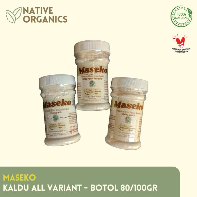 

Maseko - Kaldu Sapi / Ayam / Jamur Kemasan Botol