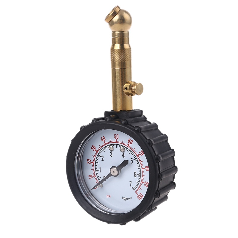 Gro 0-100 PSI Tire Pressure Gauge Tire Pressure Measuring Instrument Easy Read Dial Type Gauge for Car Motorcycle