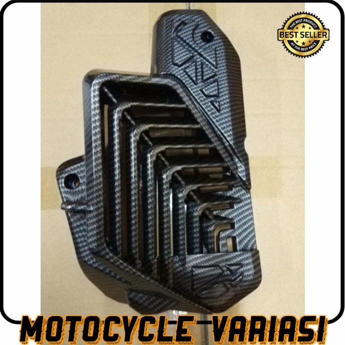 COVER TUTUP RADIATOR HONDA PCX 160 2021 CARBON