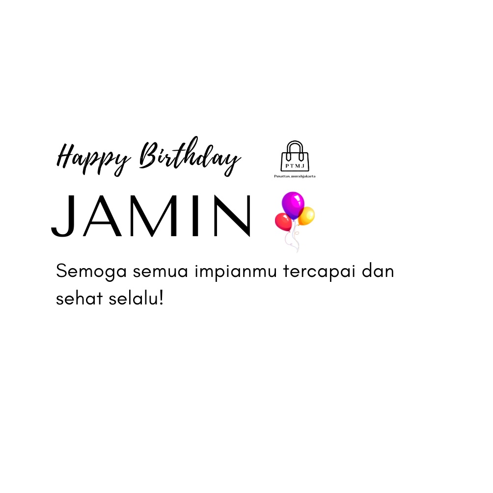 Kartu ucapan selamat ulang tahun pusat tas murah jakarta