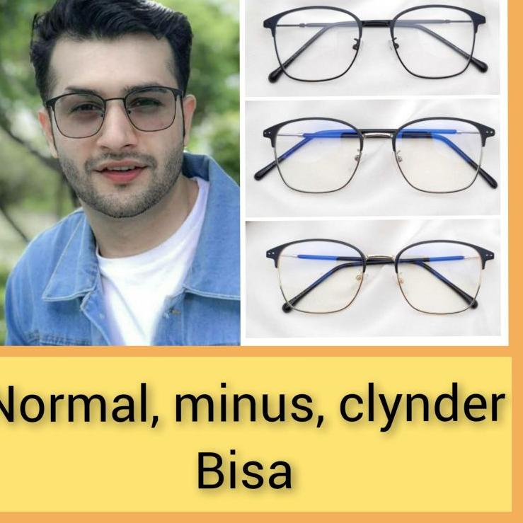 Hot Sell.. KACAMATA PHOTOCROMIC PRIA WANITA NORMAL FRAME 1924