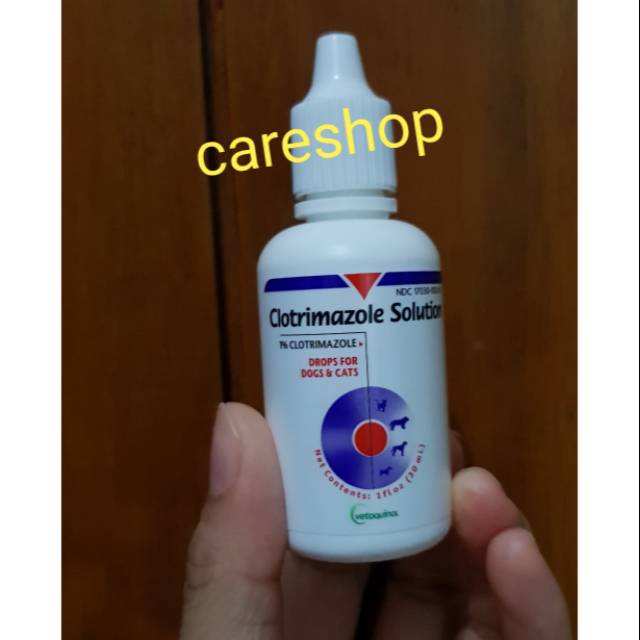 Vetoquinol Clotrimazole Obat Tetes Jamur Anjing Kucing