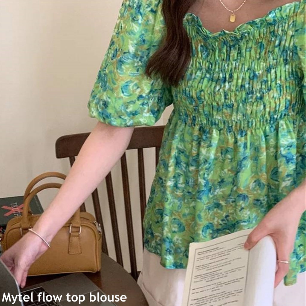 Mytel flow top blouse - Thejanclothes