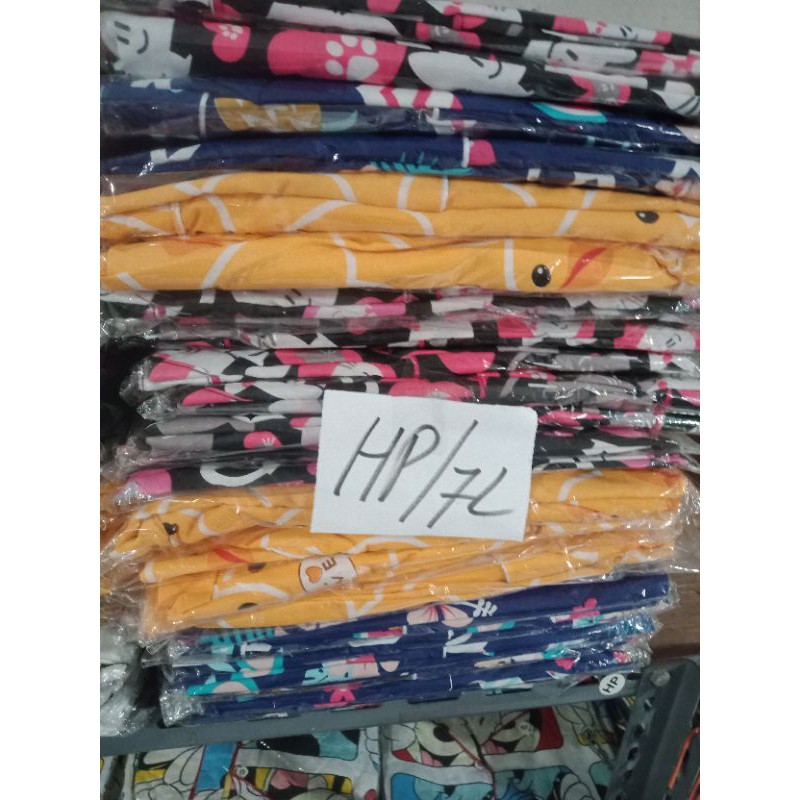 baju tidur jumbo celana hot pant SET lengan pendek LD150 / piyama super besar big size wanita dewasa