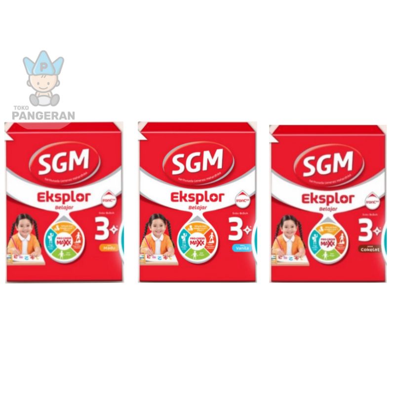 SGM EKSPLOR 3+ MADU/VANILA/COKLAT 900GR