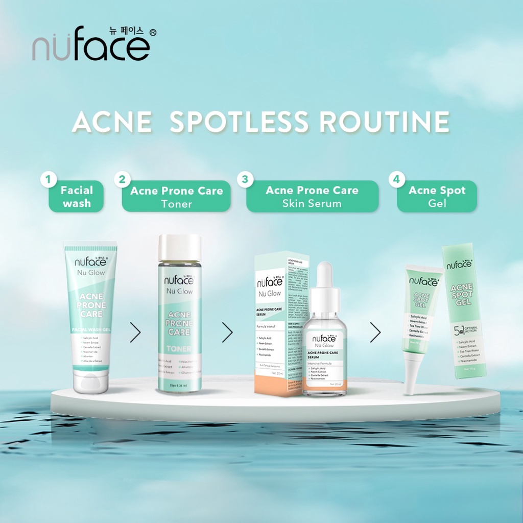 ❤ BELIA ❤ NUFACE Nu Glow Skincare | Toner | Face Serum | Facial Wash | Sunscreen | Day Cream &amp; Ngiht Gel | Sun block sunblock screen brighten acne prone hydra lock youthful anti aging tone up vit c spot gel