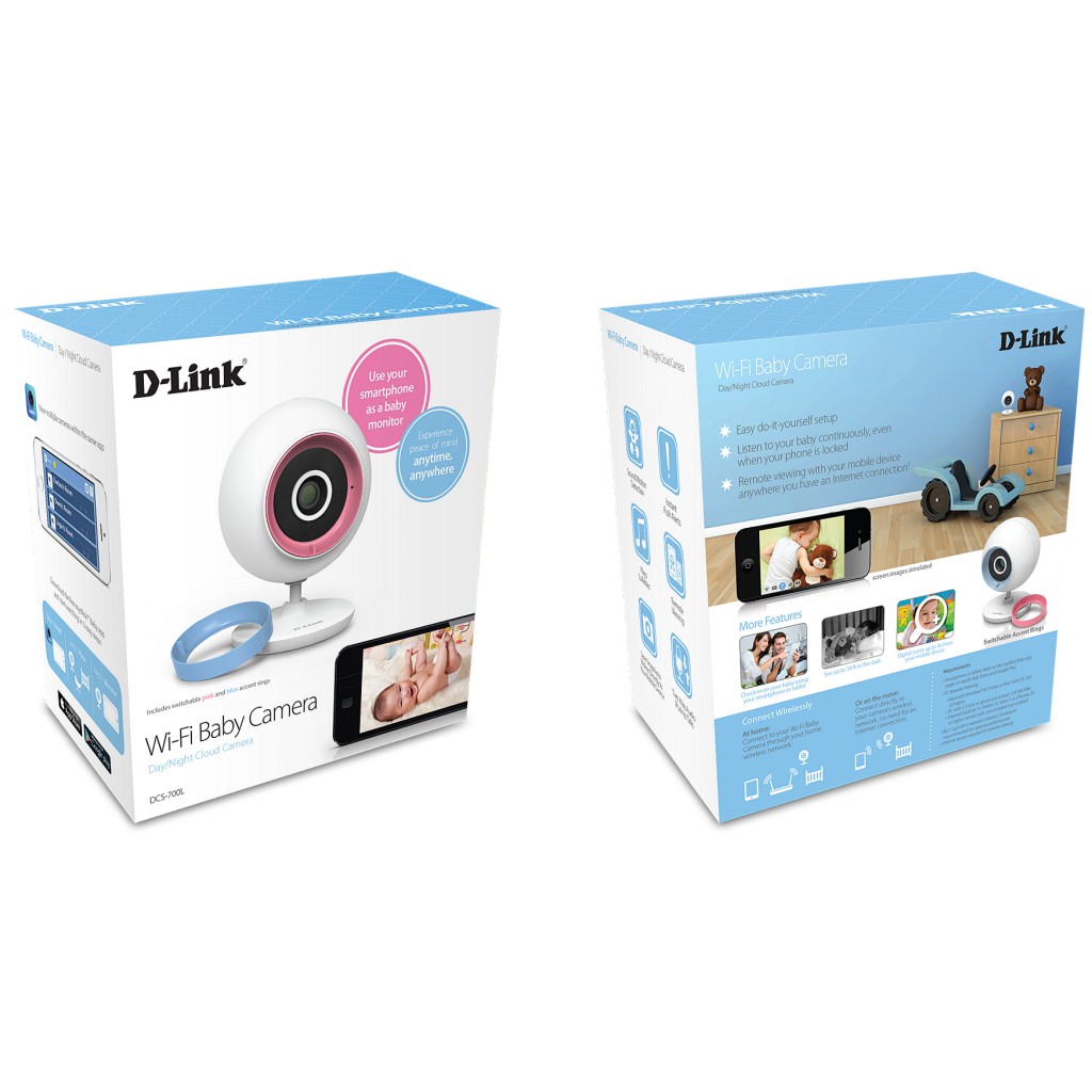 D-Link DCS-700L Webcam Wifi Baby Camera Kamera Pengintai Penjaga Bayi / Anak