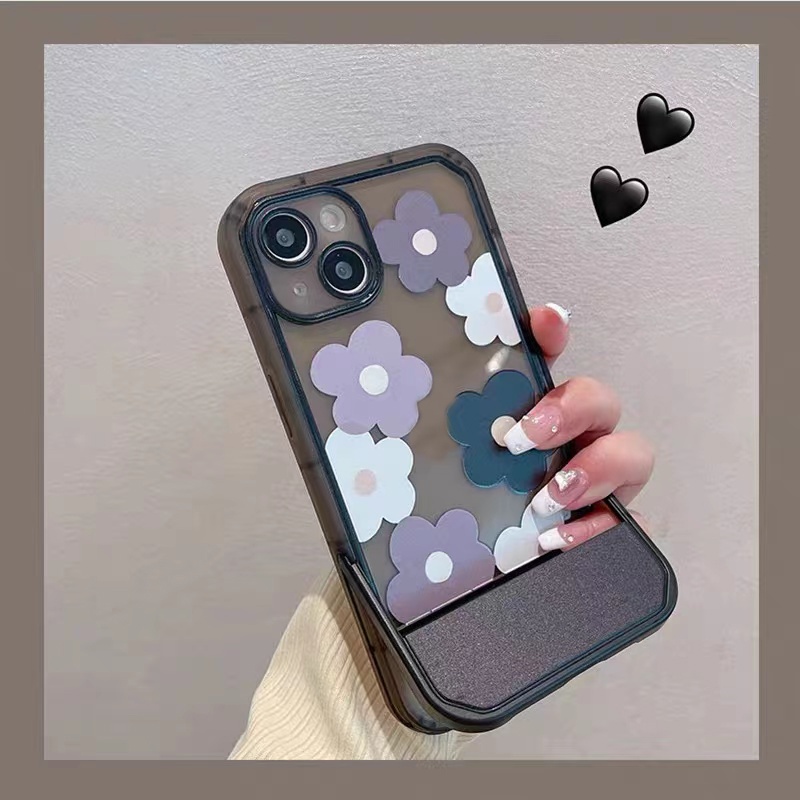 Soft Case Silikon TPU Transparan Motif Bunga Untuk iPhone 13 12 11 10 Pro XS Max X XR 8 7 6 6S Plus SE 2020