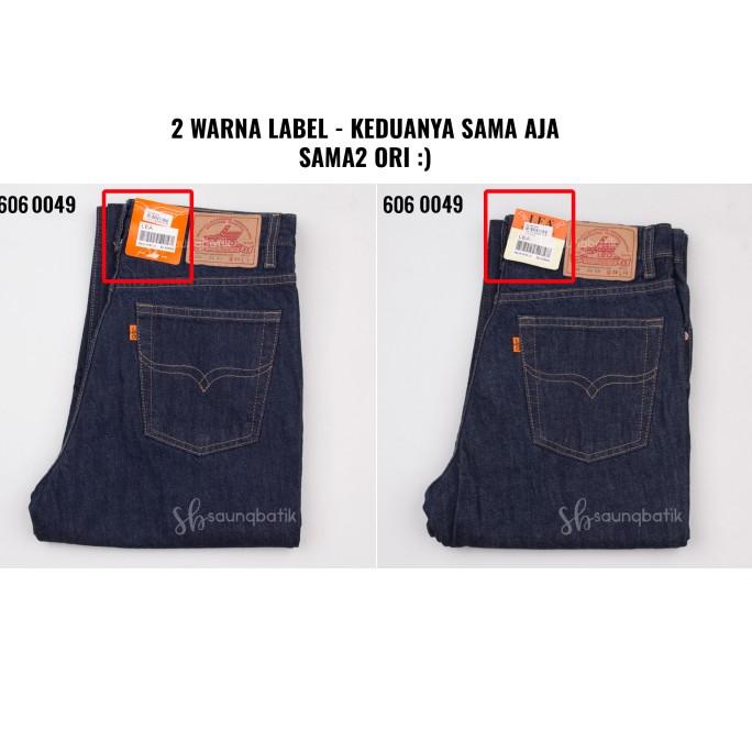 lea ori celana jeans lea 606 0049 regular jeans pria