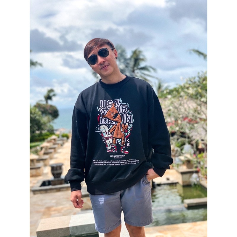 Sweater - Mr. Bean Teddy ( FULL BORDIR )