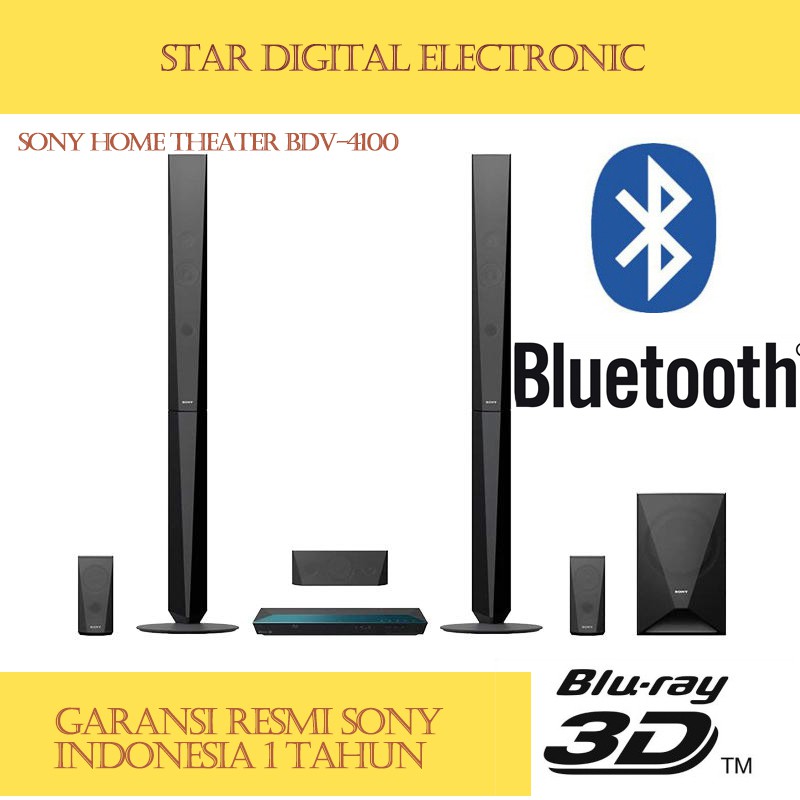 SONY HOME THEATER BDV E-4100 BLU-RAY